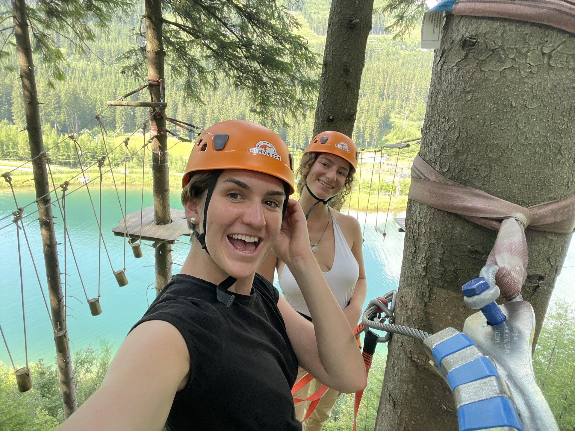 checkit-Sommerscouts im Kletterpark
